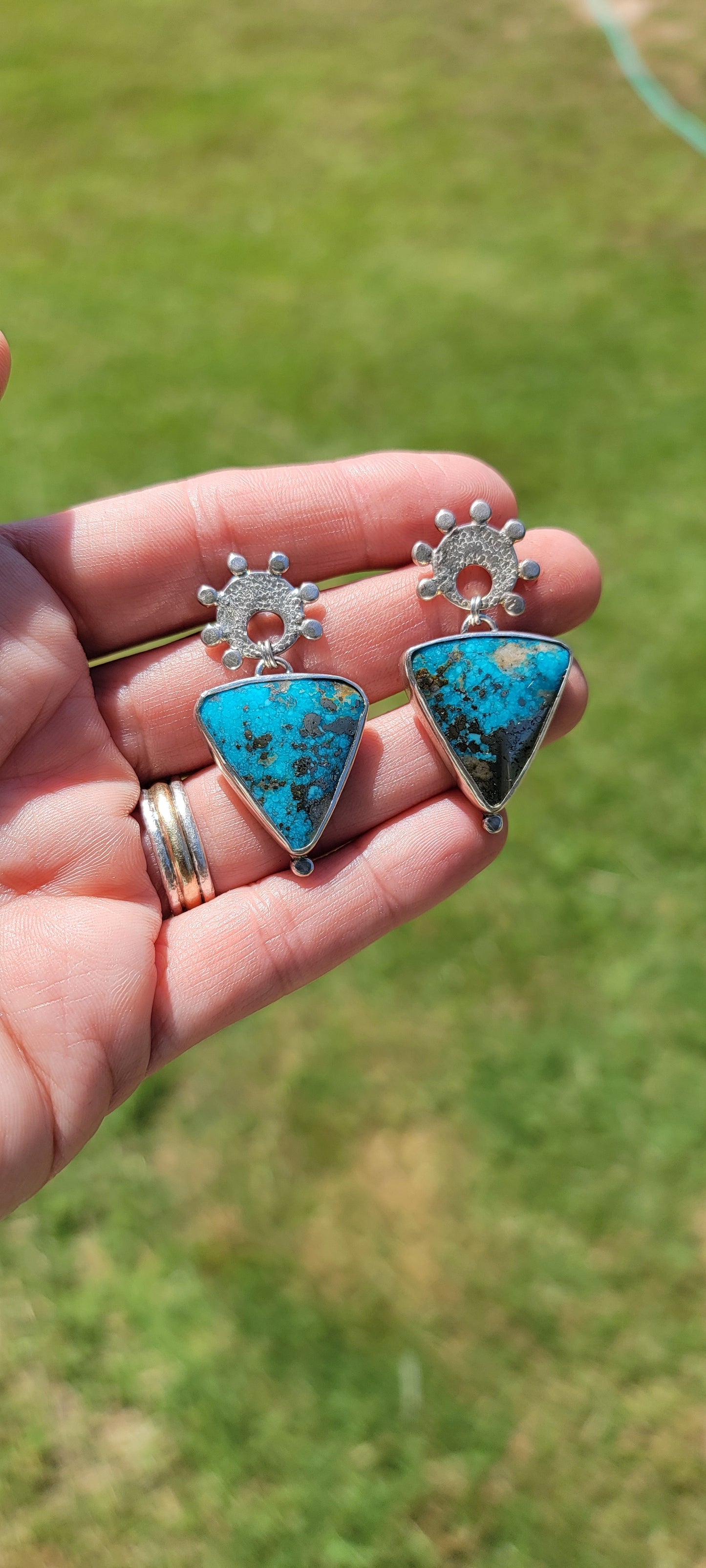 Turquoise and Sterling Earrings