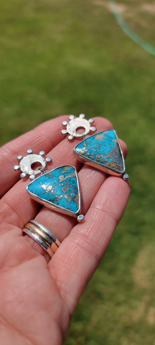 Turquoise and Sterling Earrings