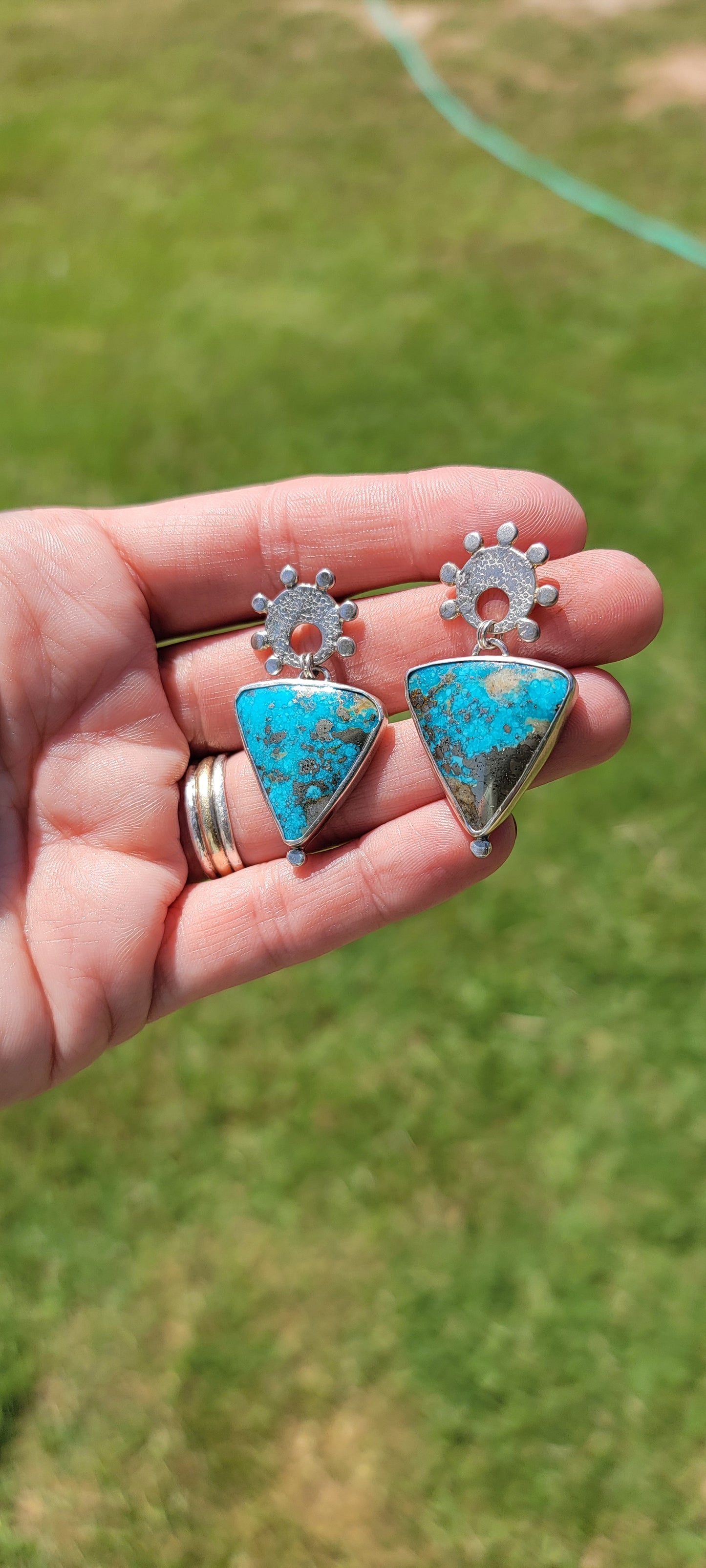 Turquoise and Sterling Earrings