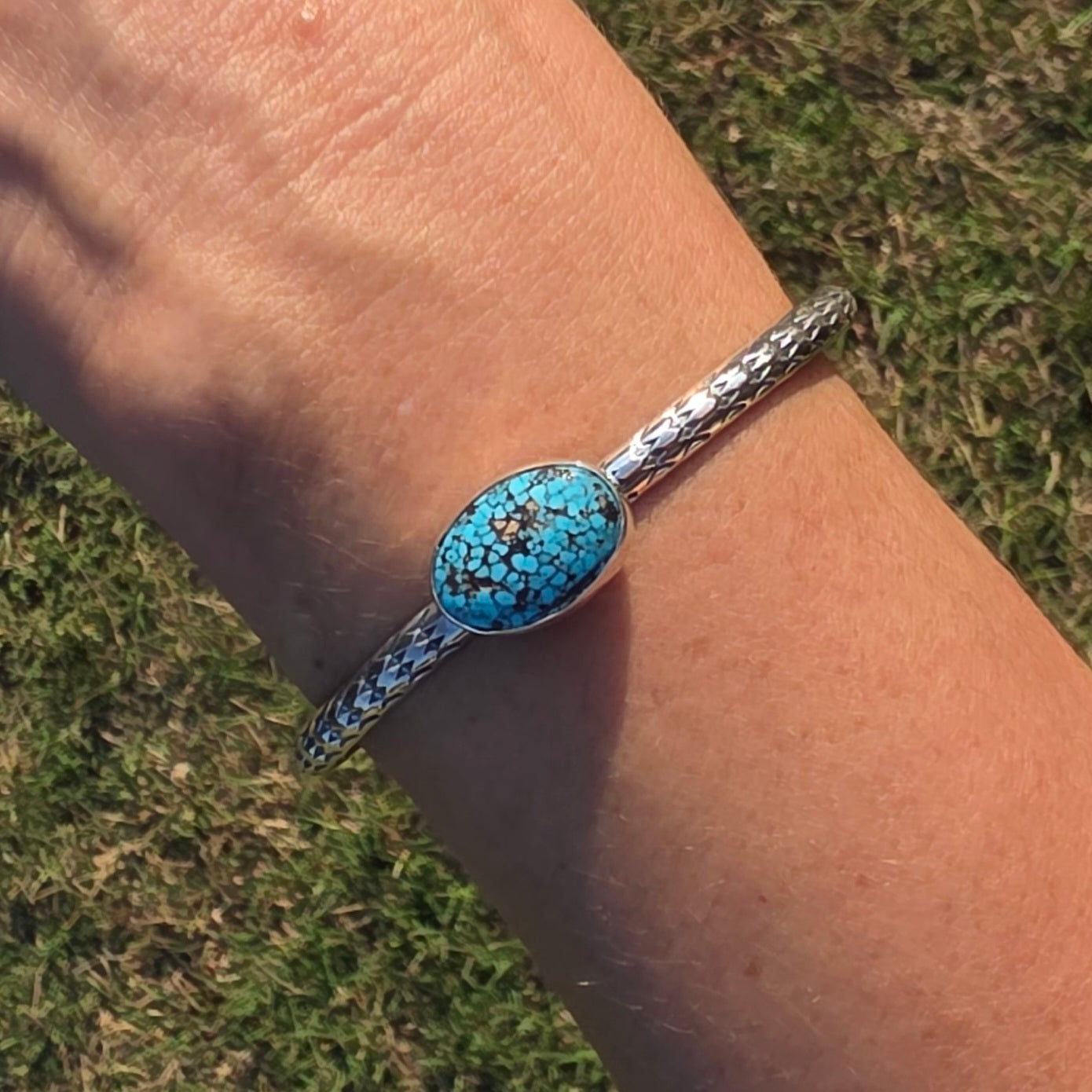 Turquoise Sterling Cuff