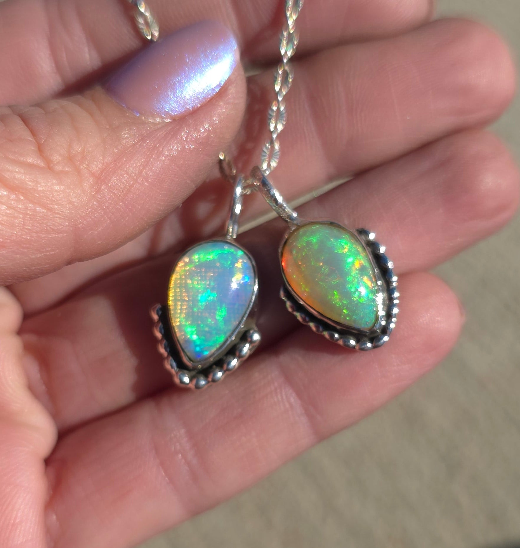 Ethiopian Opal Pendant
