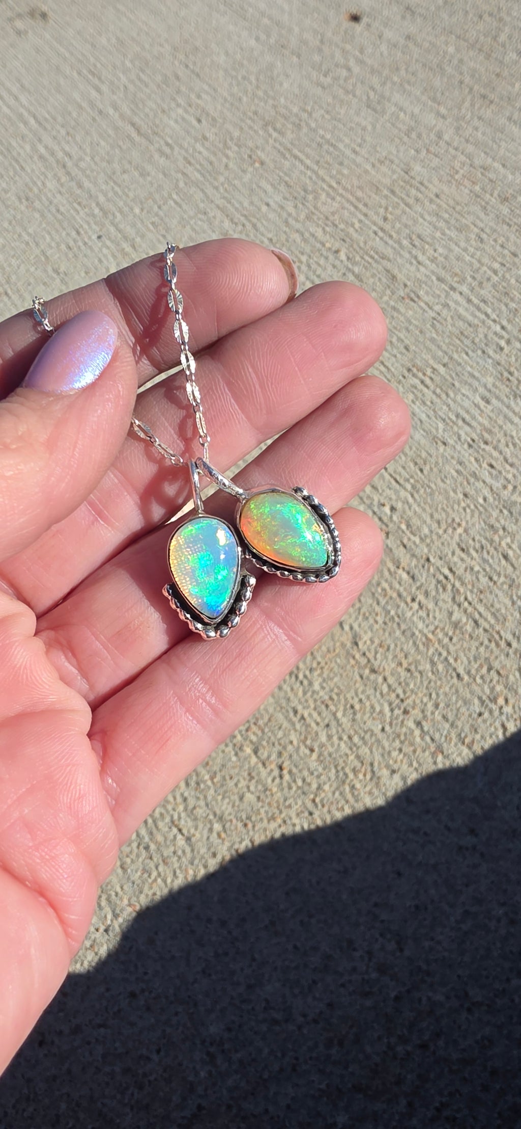 Ethiopian Opal Pendant