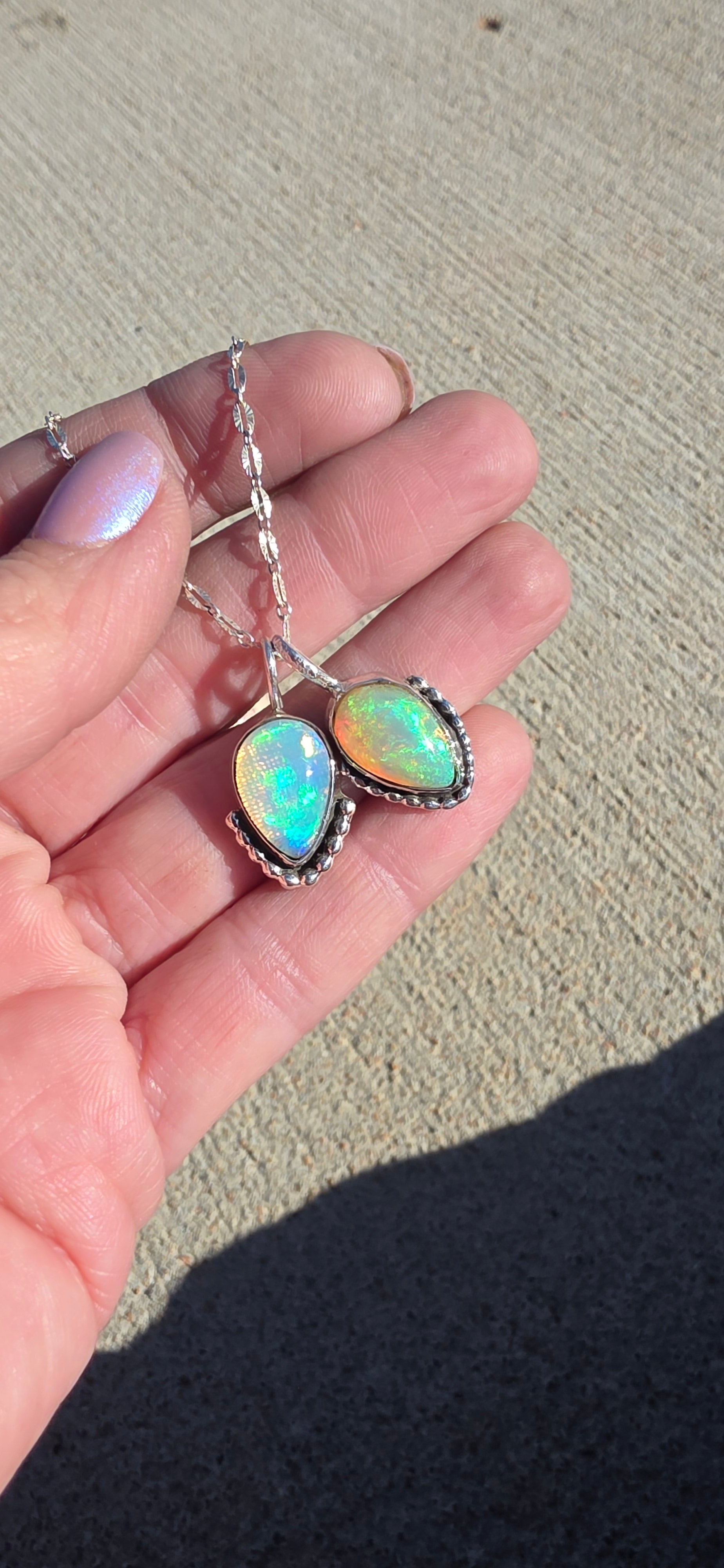 Ethiopian Opal Pendant