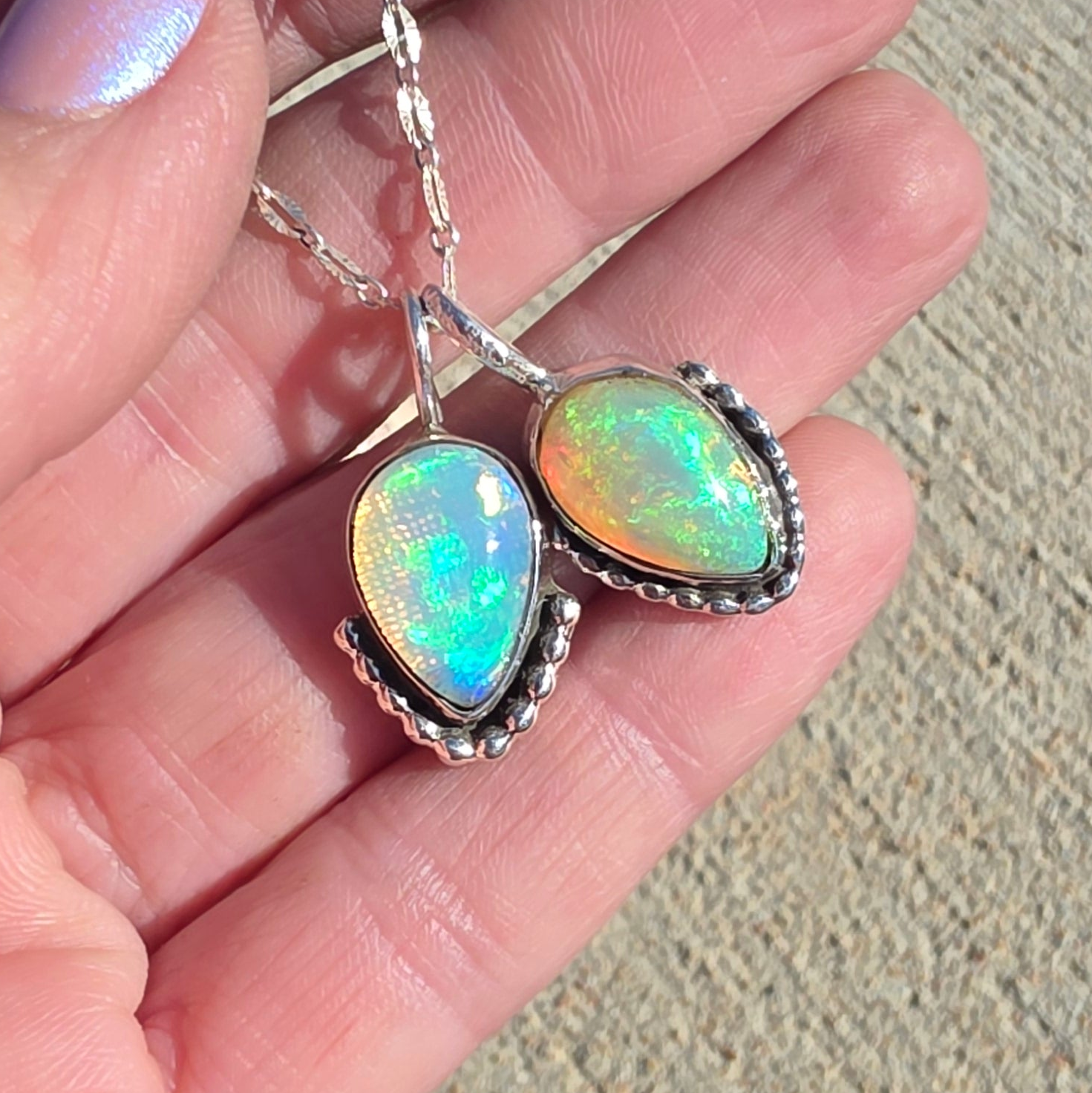 Ethiopian Opal Pendant