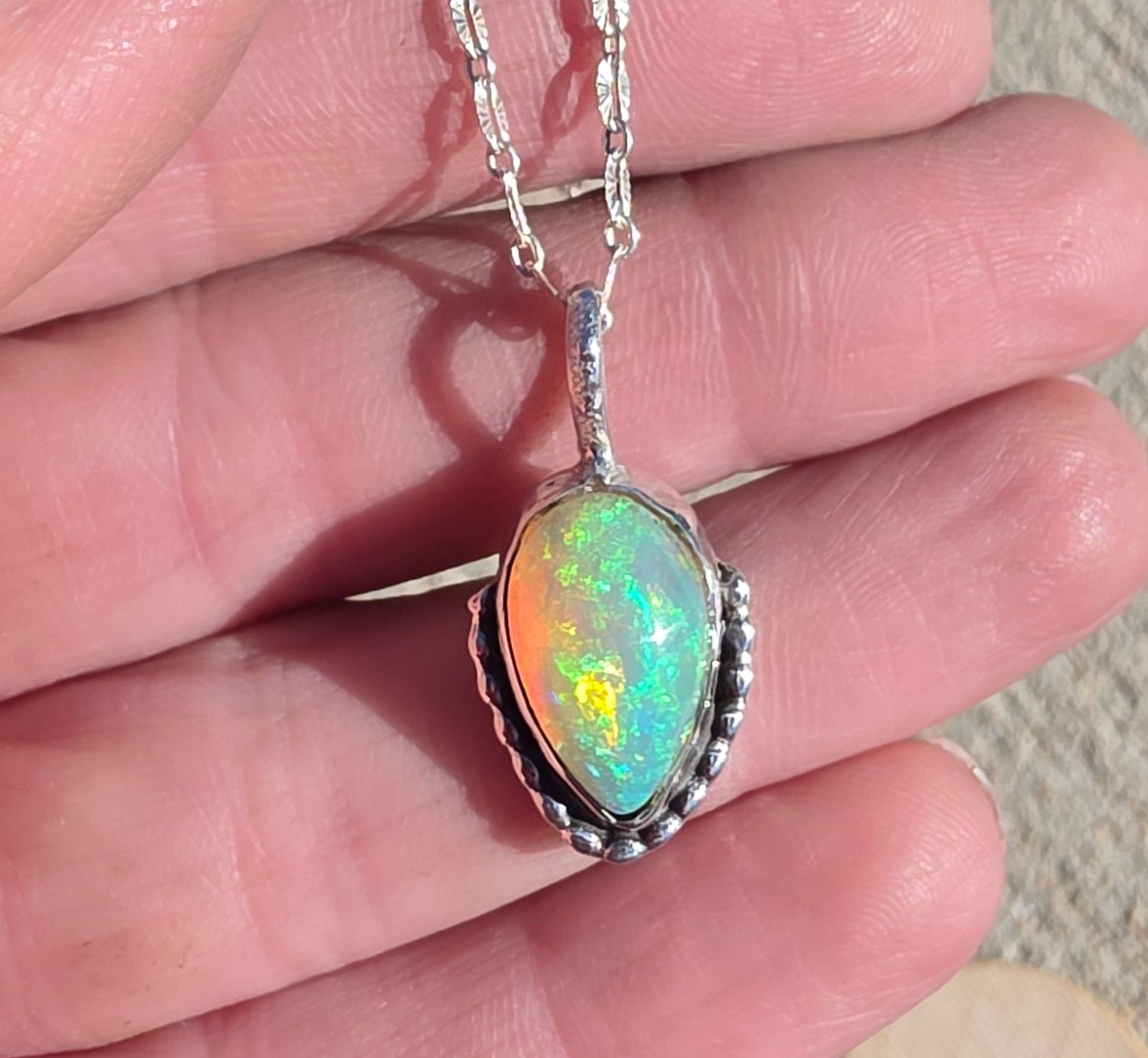 Ethiopian Opal Pendant