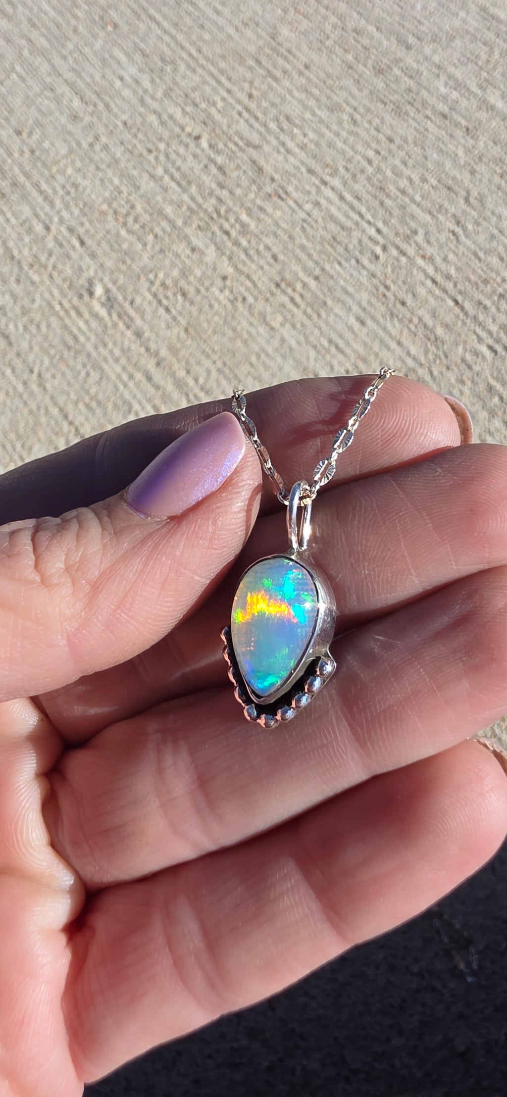 Ethiopian Opal Pendant
