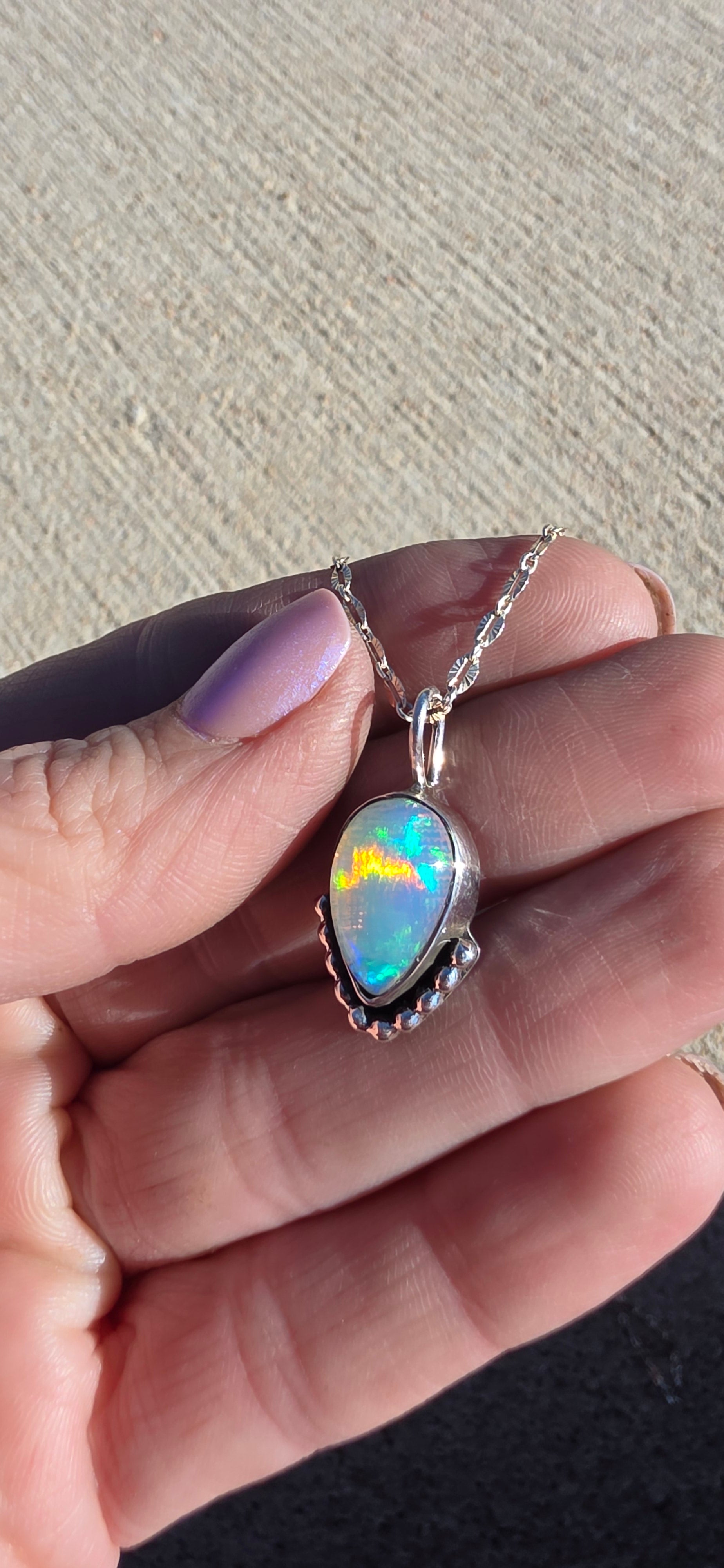 Ethiopian Opal Pendant