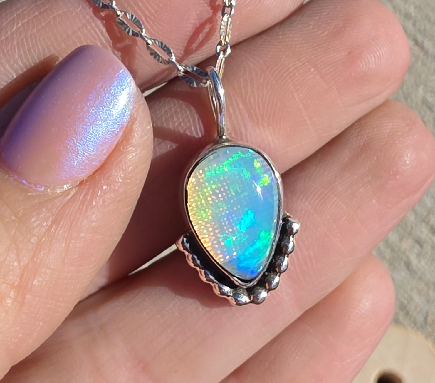 Ethiopian Opal Pendant