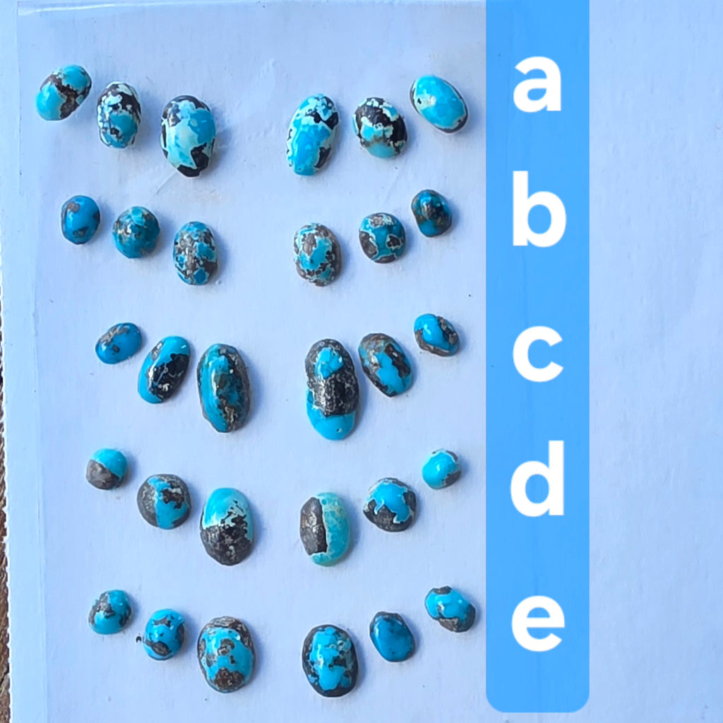 Made-to-Order Turquoise and Sterling Climber Post Earrings