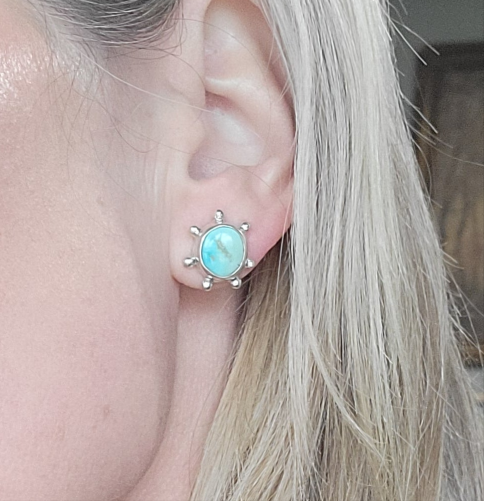 Royston Turquoise Studs