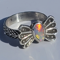 Sz 5.75  Australian Opal Butterfly Ring