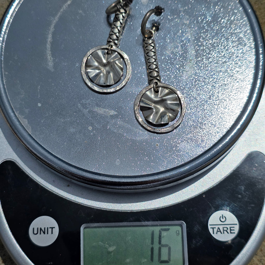 Sterling Silver Handmade Drop Earrings