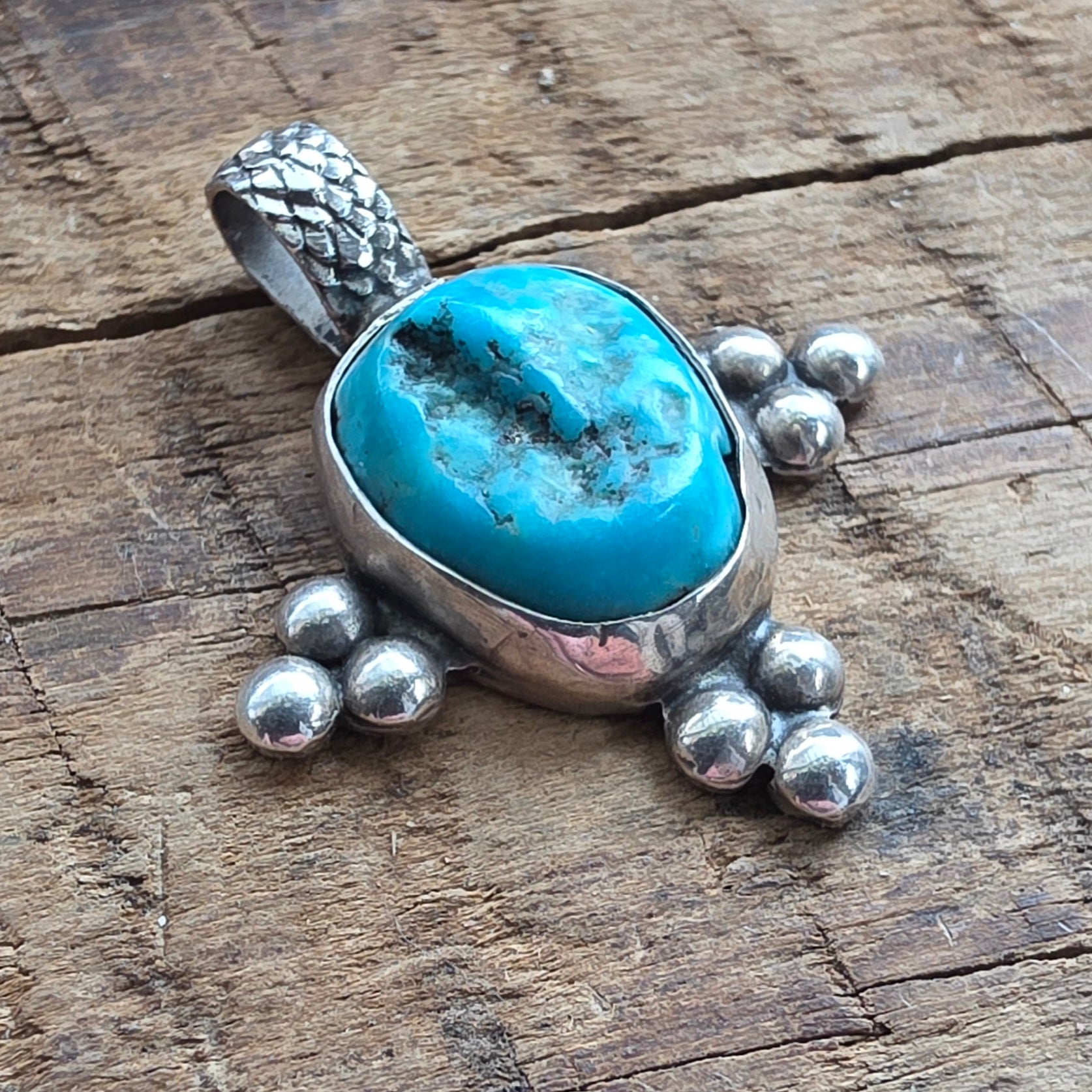 Turquoise Nugget Pendant