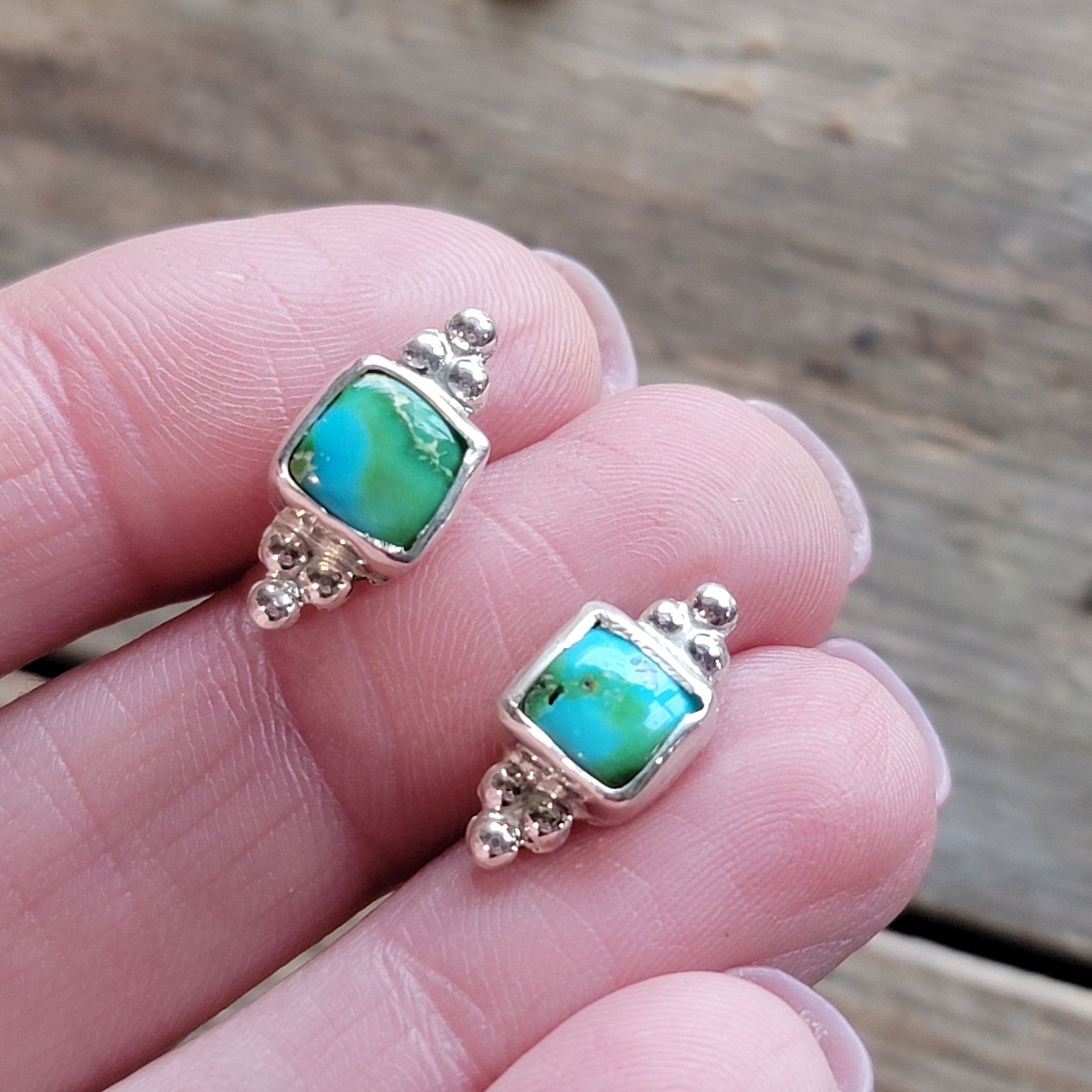 Sonoran Mountain Turquoise Studs