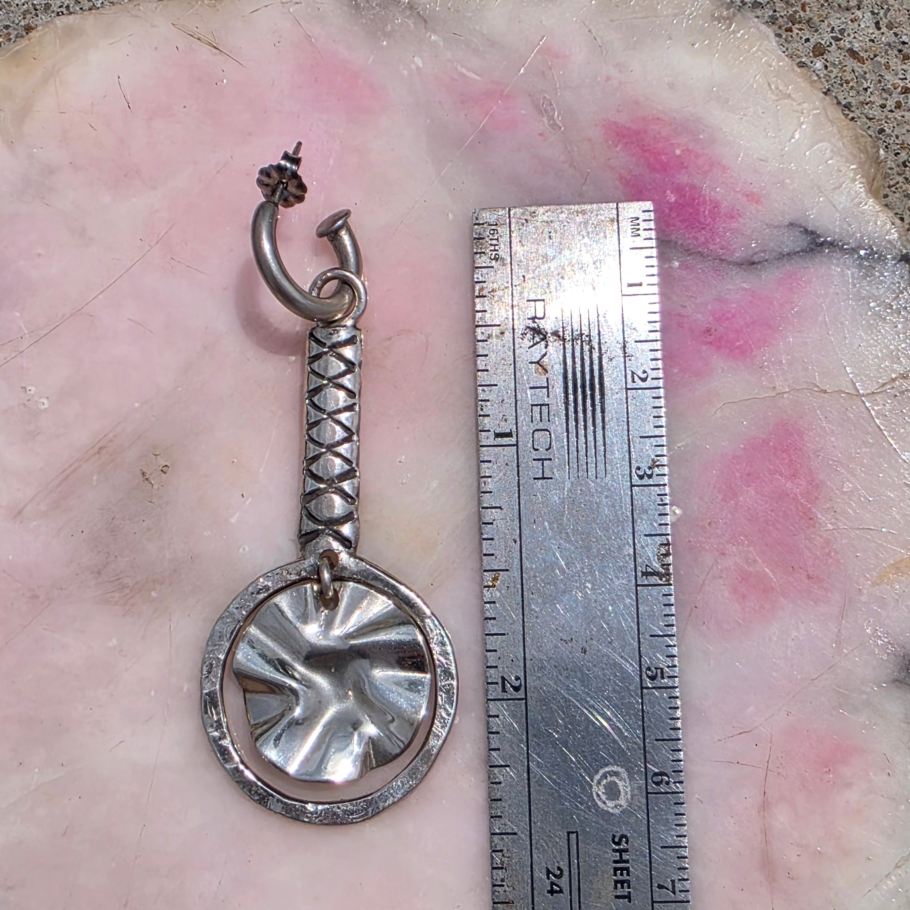 Sterling Silver Handmade Drop Earrings