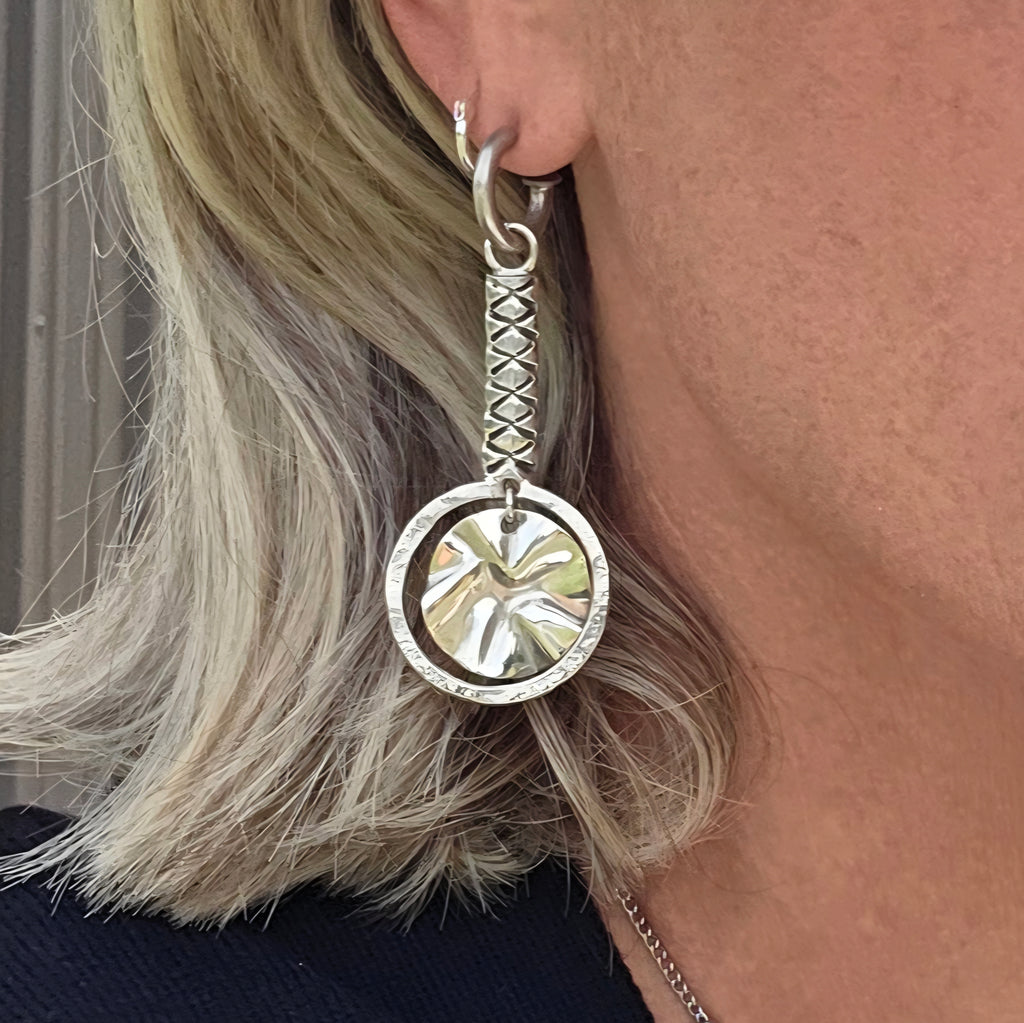 Sterling Silver Handmade Drop Earrings