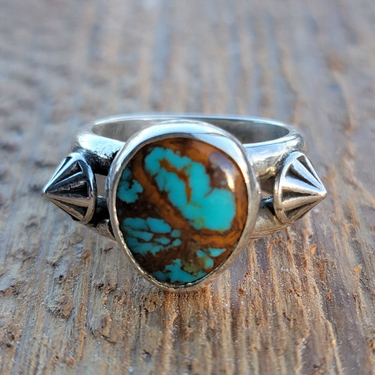 Royston Turquoise and Sterling silver ring Sz. 6.5