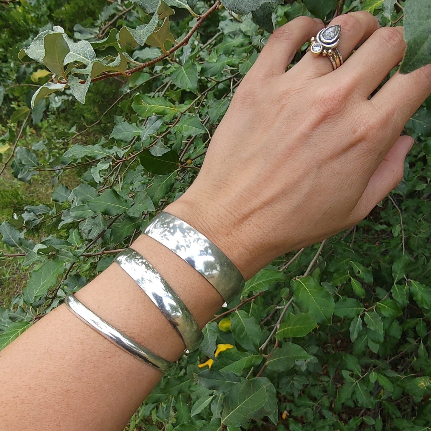 Low-Dome Sterling Cuff