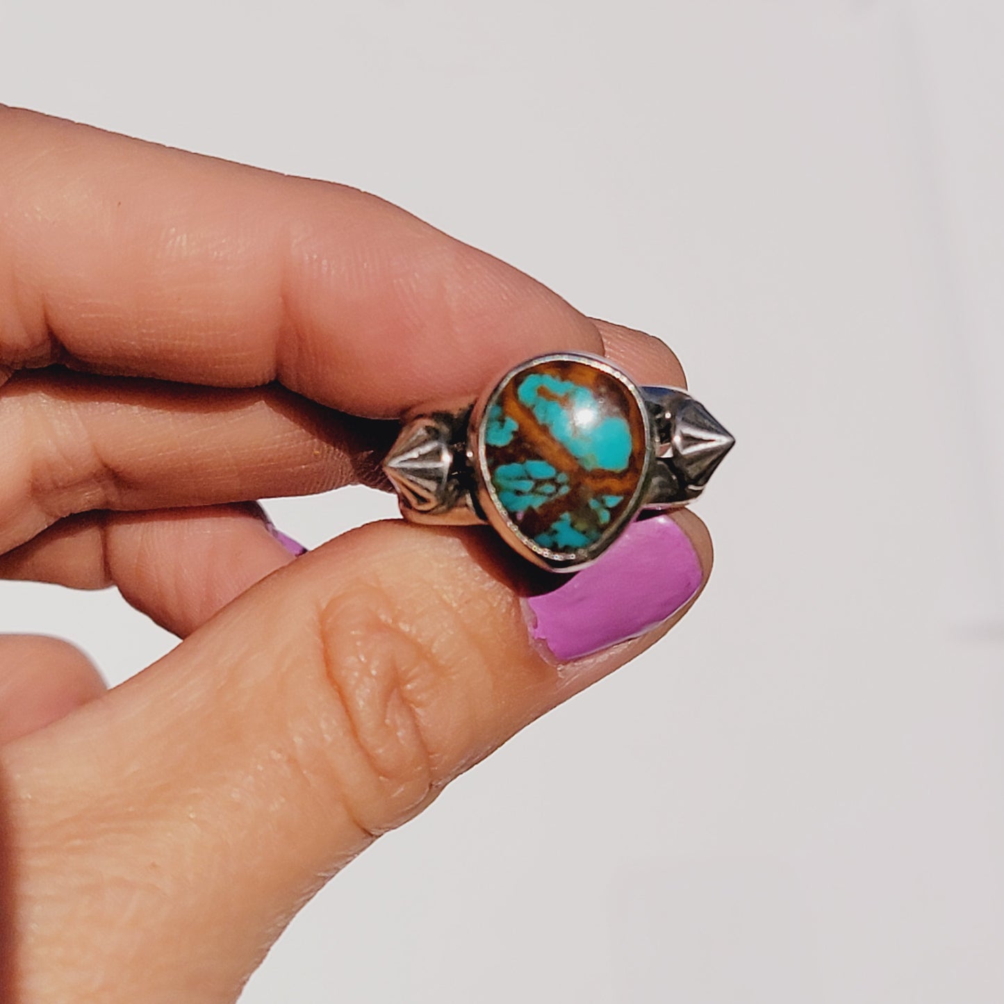 Royston Turquoise and Sterling silver ring Sz. 6.5