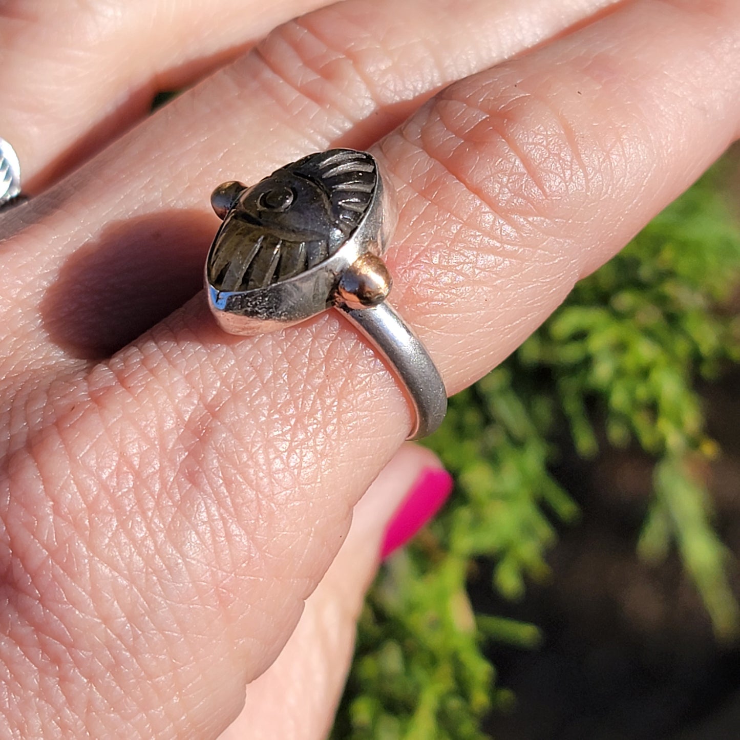 Labradorite Third Eye Ring