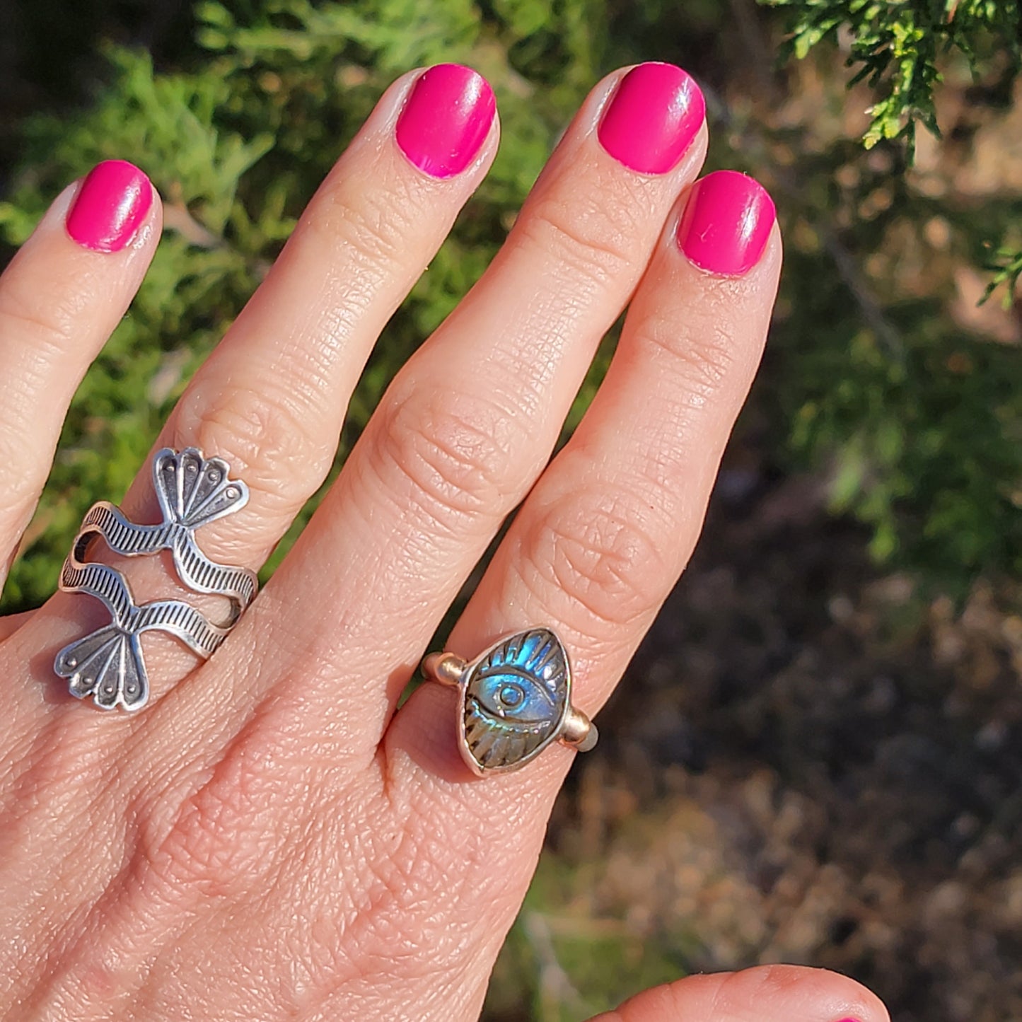 Labradorite Third Eye Ring