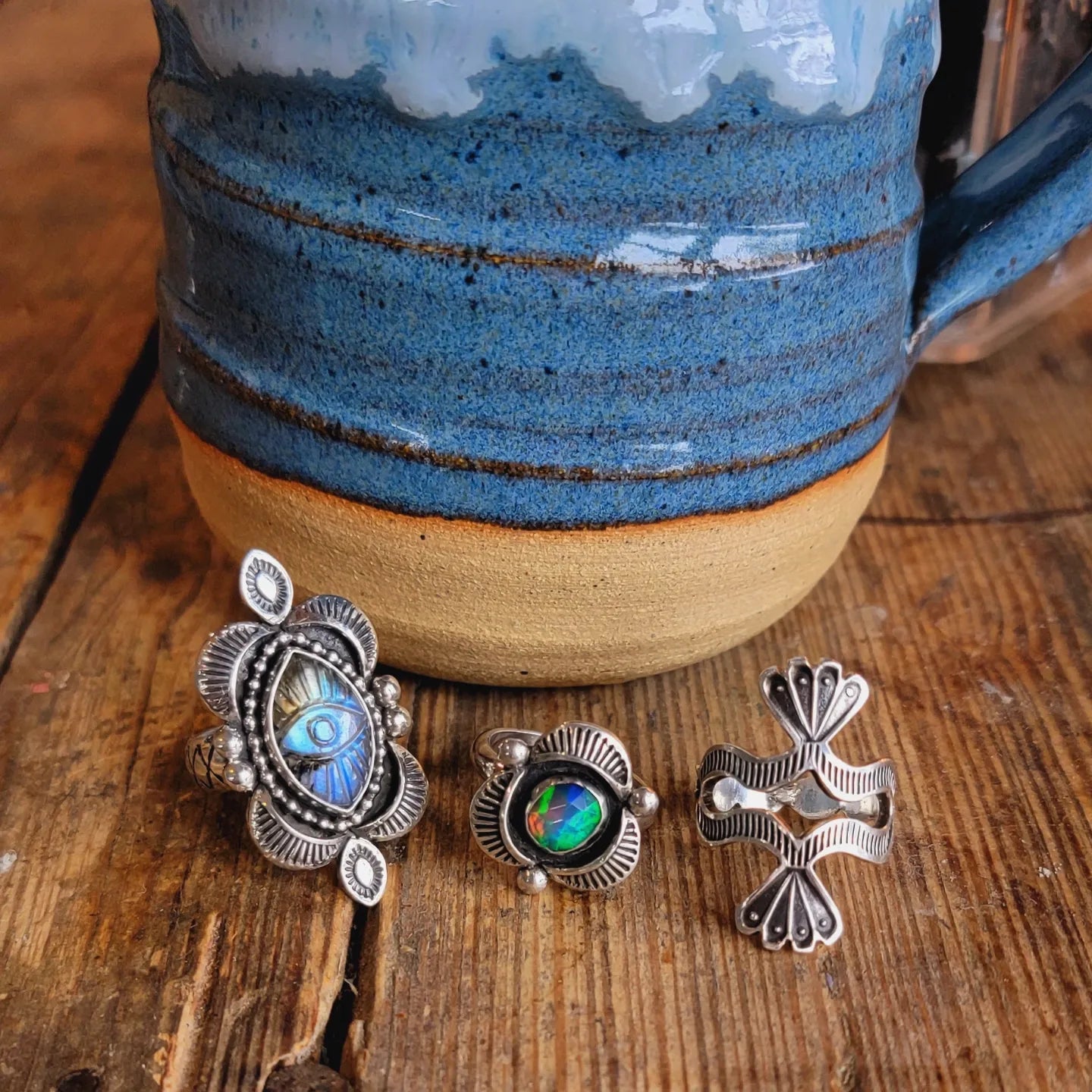 Labradorite Third Eye Ring or Pendant